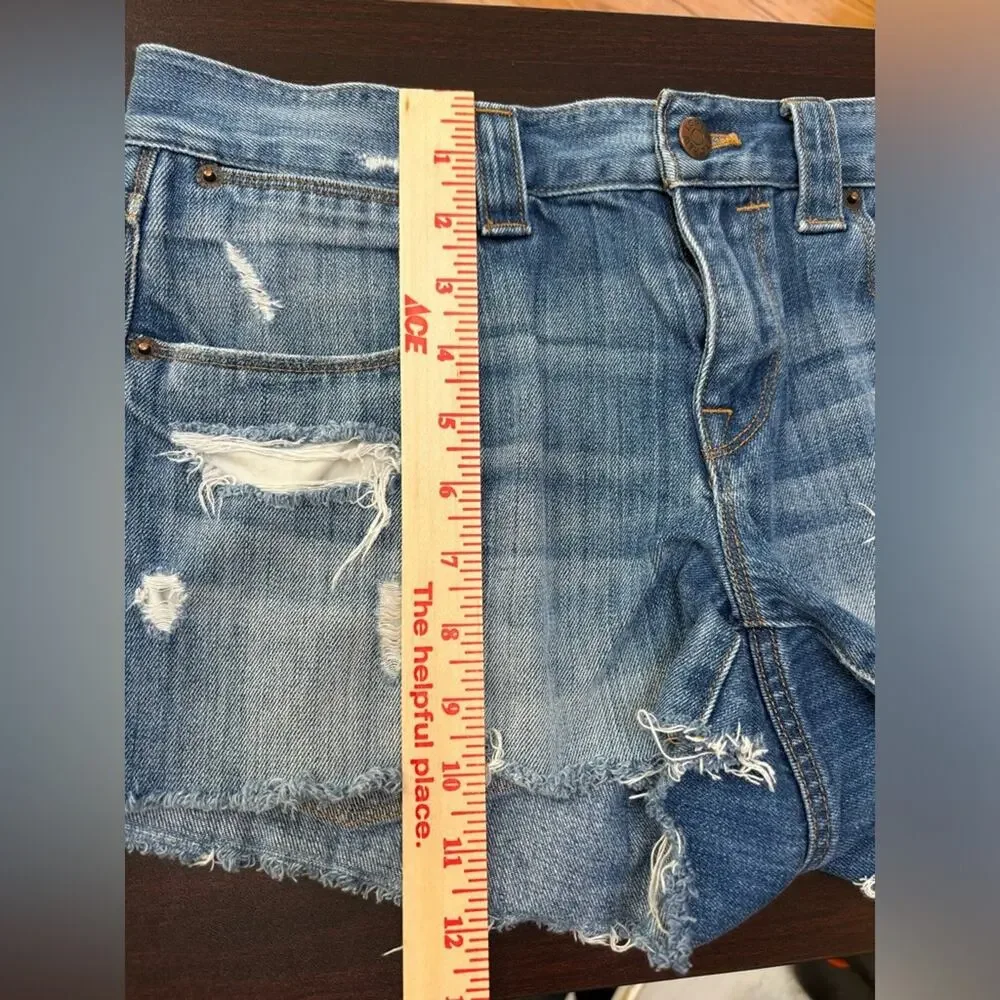 J.Crew Factory Denim Cut‎ Off Shorts Women’s Size 28
